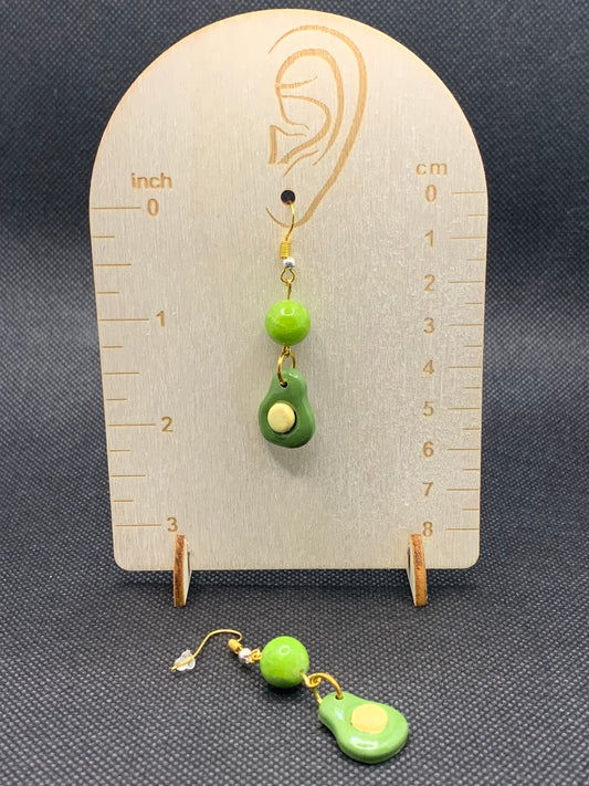 Avocado Dangle Earrings