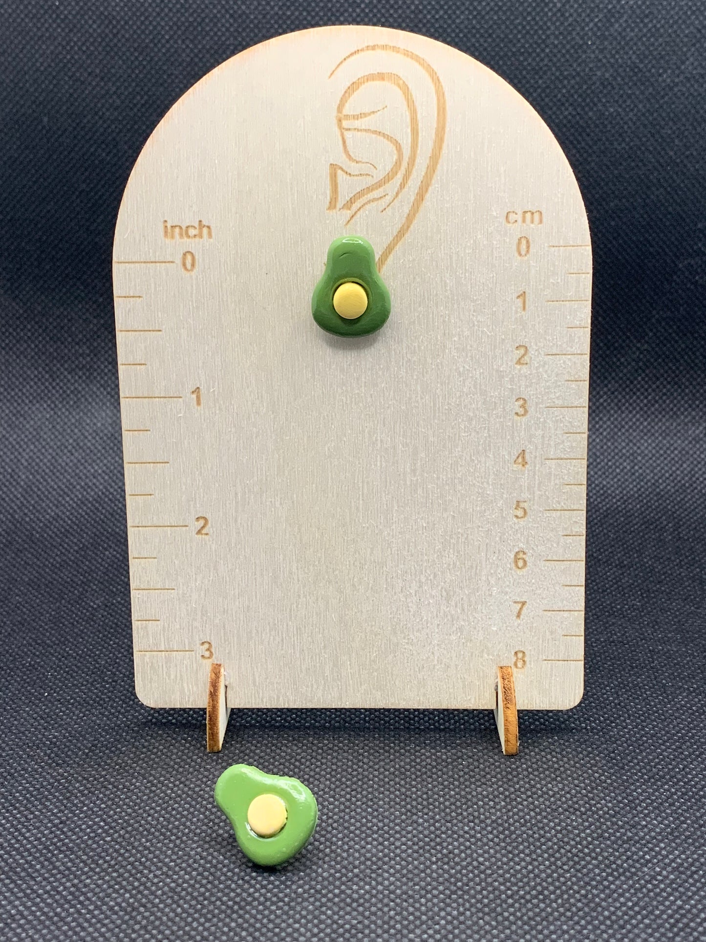 Mini Avocado Stud Earrings